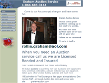 Tablet Screenshot of grahamauction.com